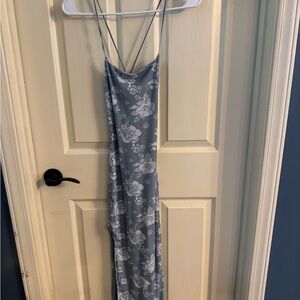 Rue21 Blue Strappy Maxi Dress